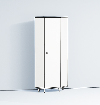New corner wardrobe